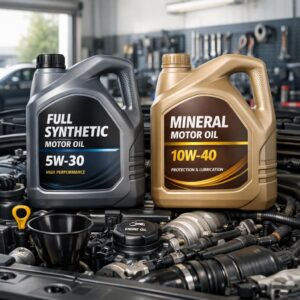 Mehr über den Artikel erfahren Synthetisch oder mineralisch? Wie die Wahl den Verbrauch und die Leistung wirklich beeinflusst