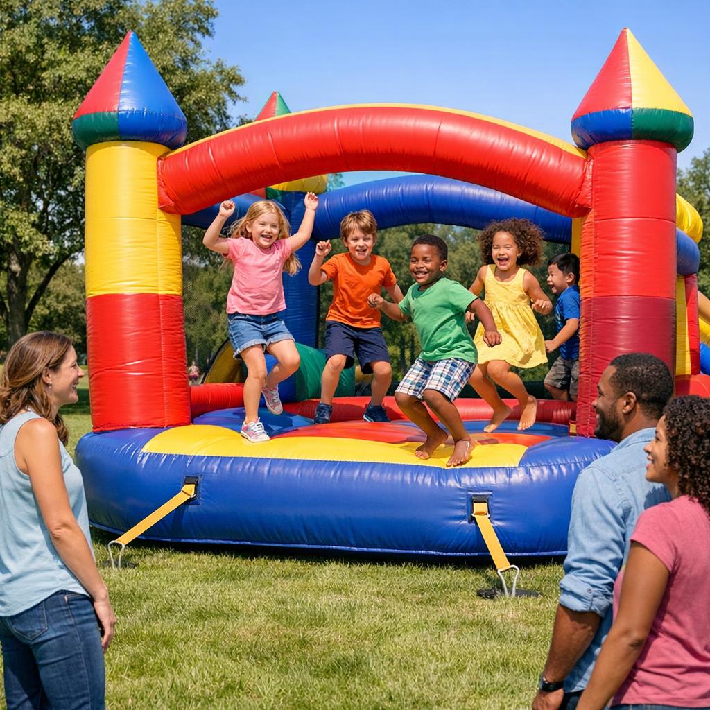 Mehr über den Artikel erfahren Worauf es wirklich ankommt: Sicherheits-Check und Materialqualität bei aufblasbaren Spielgeräten für dein Event